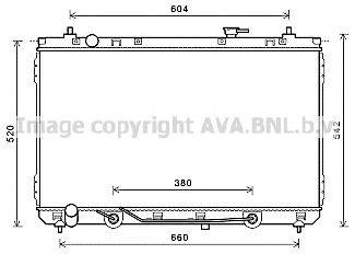 AVA QUALITY COOLING KA2231 Радіатор, охолодження двигуна