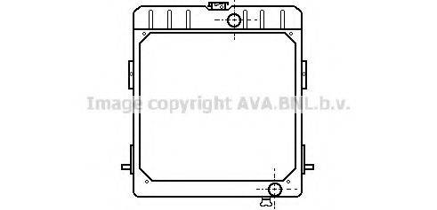 GERI 10550 Радіатор, охолодження двигуна