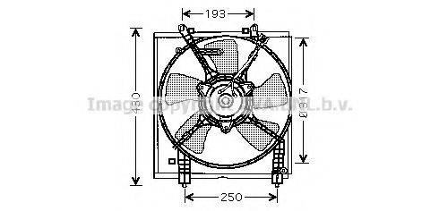 AVA QUALITY COOLING MT7518 Вентилятор, охолодження двигуна