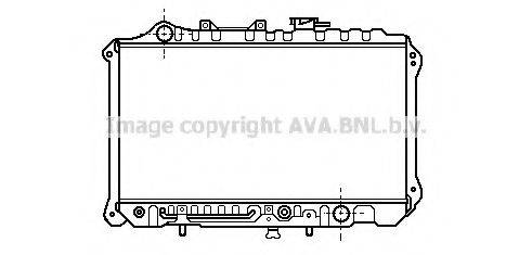 BLUE PRINT ADM59810 Радіатор, охолодження двигуна