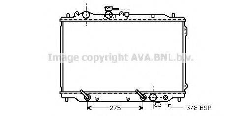 BLUE PRINT ADM59818 Радіатор, охолодження двигуна