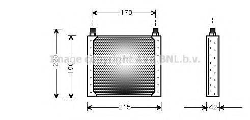 AVA QUALITY COOLING RT3146 масляний радіатор, моторне масло