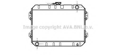 AVA QUALITY COOLING TO2101 Радіатор, охолодження двигуна