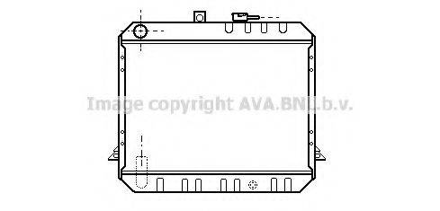 AVA QUALITY COOLING TO2114 Радіатор, охолодження двигуна