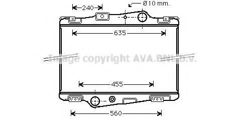 VW 0475701 Радіатор, охолодження двигуна