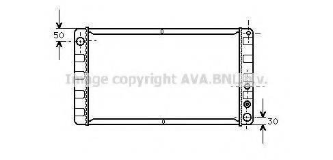 AVA QUALITY COOLING VO2055 Радіатор, охолодження двигуна