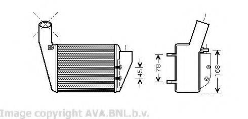 AVA QUALITY COOLING VW4222 Інтеркулер