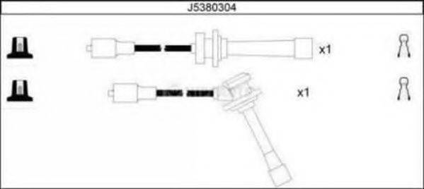 KIA 0K013-18-052A Комплект дротів запалювання
