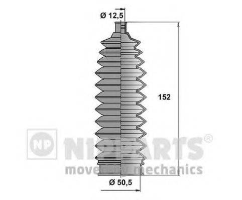 NIPPARTS N2848004 Комплект пильника, рульове керування