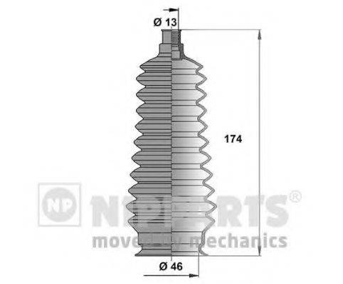 NIPPARTS N2848009 Комплект пильника, рульове керування