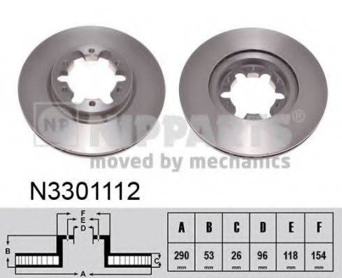 NISSAN 40206-MA50B гальмівний диск