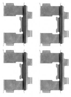 MGA A233 Комплектуючі, колодки дискового гальма