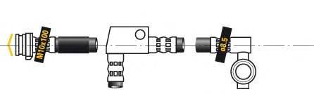 MGA F6333 Гальмівний шланг