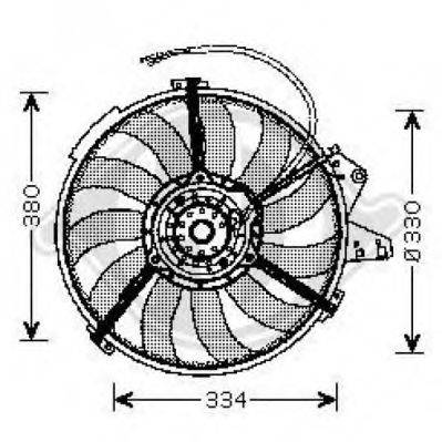 DIEDERICHS 1005001 Вентилятор, охолодження двигуна
