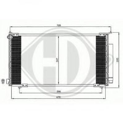 HONDA 80110-S9G-F01 Конденсатор, кондиціонер