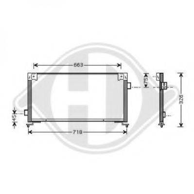 DIEDERICHS 8622101 Конденсатор, кондиціонер