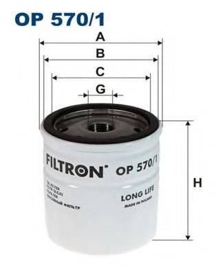 FILTRON OP5701 Масляний фільтр