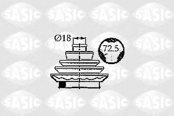 SASIC 2003402 Комплект пильника, приводний вал