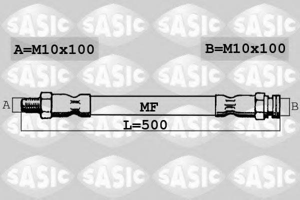 SASIC 6606026 Гальмівний шланг