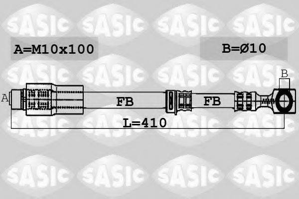 SASIC 6606044 Гальмівний шланг