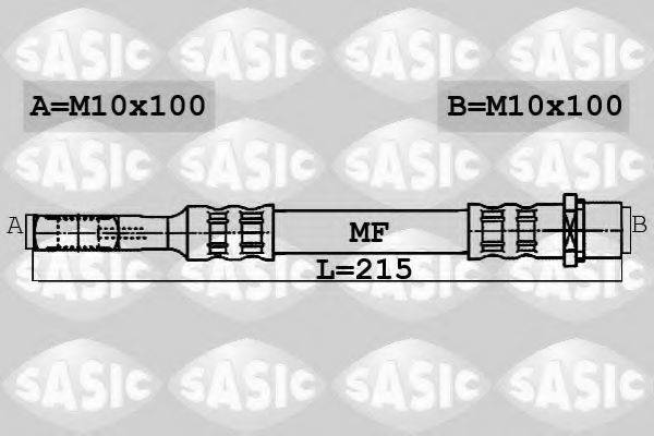 SASIC 6606046 Гальмівний шланг