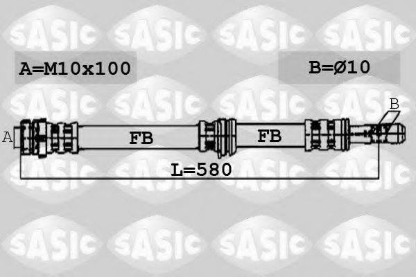SASIC 6606133 Гальмівний шланг