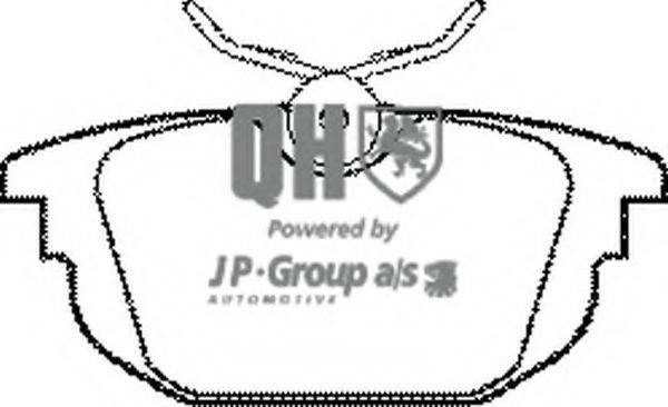 JP GROUP 3363700419 Комплект гальмівних колодок, дискове гальмо
