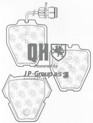 JP GROUP 1163602719 Комплект гальмівних колодок, дискове гальмо