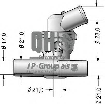 JP GROUP 3014600119 Термостат, охолоджуюча рідина