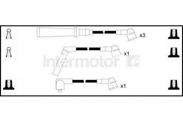 INTERMOTOR 76138 Комплект дротів запалювання