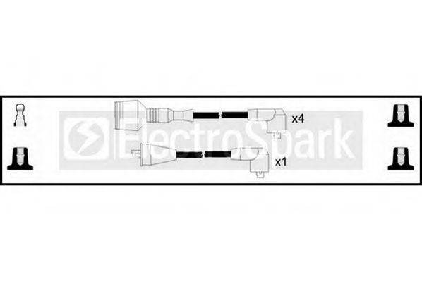 STANDARD OEK041 Комплект дротів запалювання