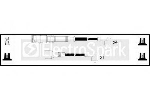 STANDARD OEK761 Комплект дротів запалювання