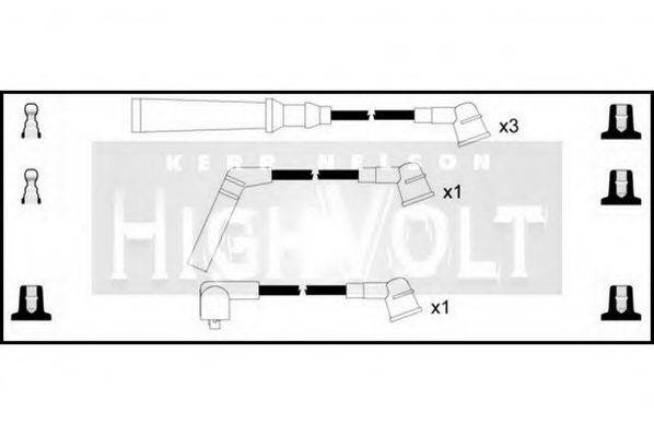 STANDARD OEF811 Комплект дротів запалювання