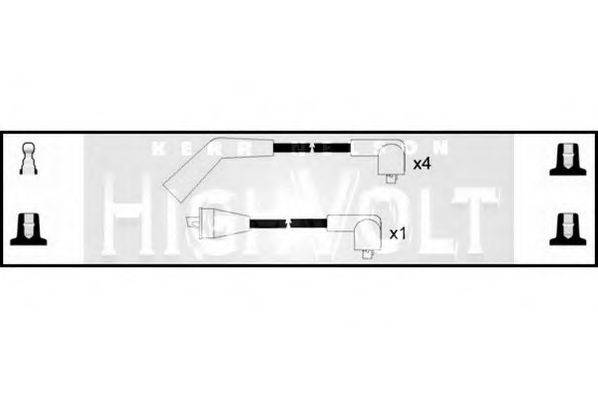 STANDARD OEF024 Комплект дротів запалювання