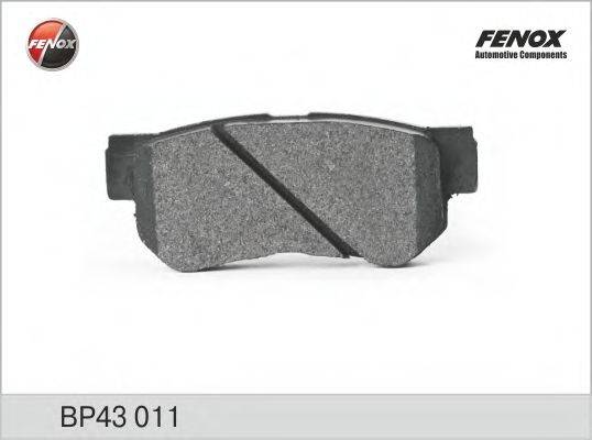 FENOX 23545 Комплект гальмівних колодок, дискове гальмо