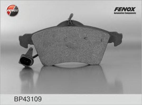 FENOX 21884 Комплект гальмівних колодок, дискове гальмо