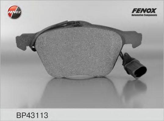 FENOX 23269 Комплект гальмівних колодок, дискове гальмо