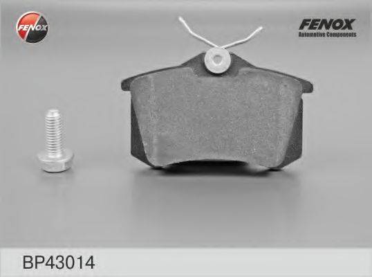 FENOX BP43014 Комплект гальмівних колодок, дискове гальмо