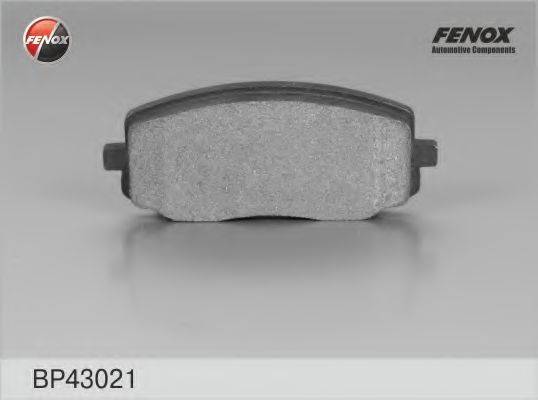 FENOX 24411 Комплект гальмівних колодок, дискове гальмо