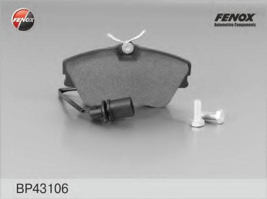 FENOX 21479 Комплект гальмівних колодок, дискове гальмо