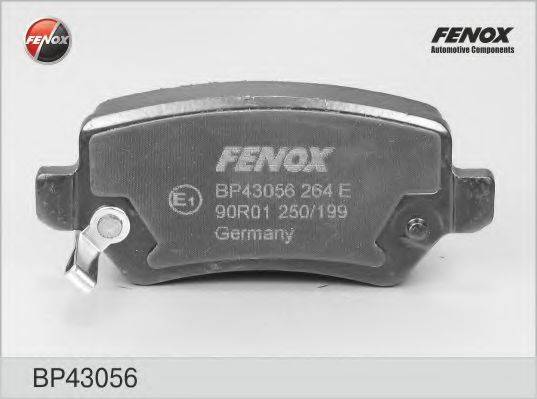 FENOX BP43056 Комплект гальмівних колодок, дискове гальмо