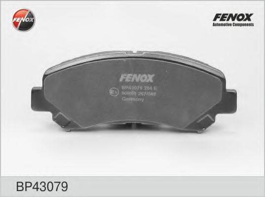 FENOX BP43079 Комплект гальмівних колодок, дискове гальмо