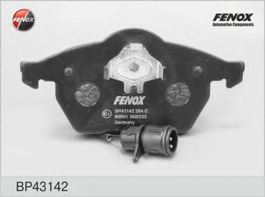 FENOX BP43142 Комплект гальмівних колодок, дискове гальмо