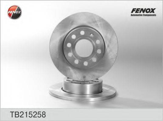 FENOX TB215258 гальмівний диск