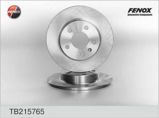 FENOX TB215765 гальмівний диск