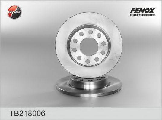 FENOX TB218006 гальмівний диск