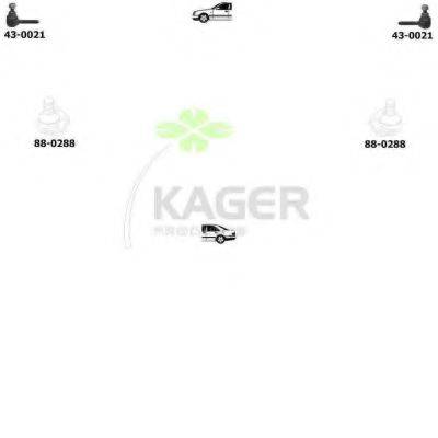 KAGER 800375 Підвіска колеса