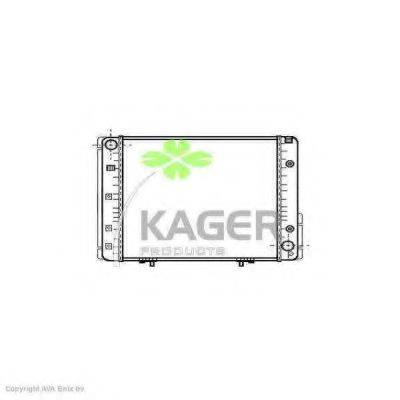 KAGER 310590 Радіатор, охолодження двигуна