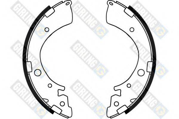 GIRLING 5187049 Комплект гальмівних колодок