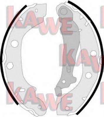 KAWE 07340 Комплект гальмівних колодок